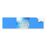 Abstract flower 1 bumper sticker