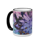 Abstract Flower Mug