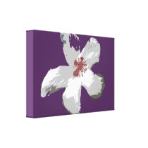 Abstract Flower Wrapped Canvas Gallery Wrap Canvas