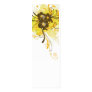 Abstract flowers Profile Card Business Card Templates