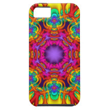Abstract fractal kaleidoscope iPhone 5 case
