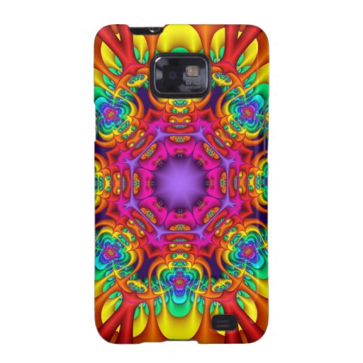 Abstract fractal kaleidoscope Samsung case Samsung Galaxy SII Case