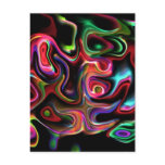 Abstract Funlky 90 Iphone 3 Cases Post Cards