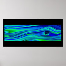 abstract, futuristisch auf schwarz plakat