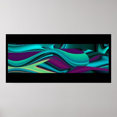 abstract, futuristisch auf schwarz posters by ARTKSZP