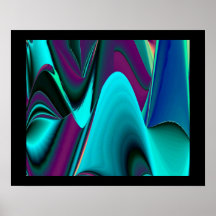 abstract, futuristisch auf schwarz posters