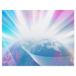 Abstract Glowing Earth Illustration flyers