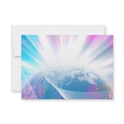 Abstract Glowing Earth Illustration by graficallyminded