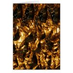 Abstract - gold leaf greeting card
