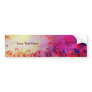 ABSTRACT GOLD SWIRLS , red pink purple yellow Bumper Stickers