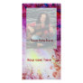 ABSTRACT GOLD SWIRLS , soft yellow pink purple red Photo Card Template