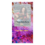 ABSTRACT GOLD SWIRLS , soft yellow pink purple red Photo Card Template