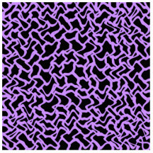Abstract Graphic Pattern Black and Purple. Photo Cutout