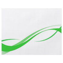 Abstract Green Swoosh Lines Background