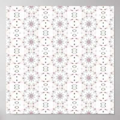 abstract groovy floral pattern print by mrsrnj