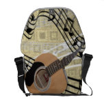 Abstract Guitar Messenger Bag messenger bags
