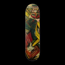 Abstract Guitarist 4 skateboards