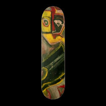 Abstract Guitarist VI skateboards