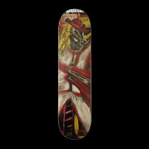 Abstract Guitarist VII skateboards