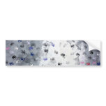 Abstract - hands bumper sticker