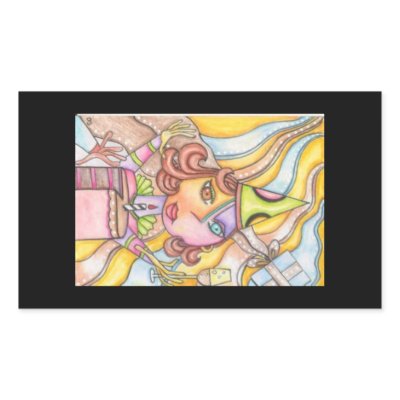 Abstract Happy Birthday Sticker by DawnyBelle