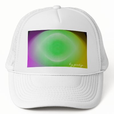 abstract trucker hat by GeoKip
