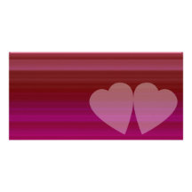 Abstract Heart Personalized Photo Card