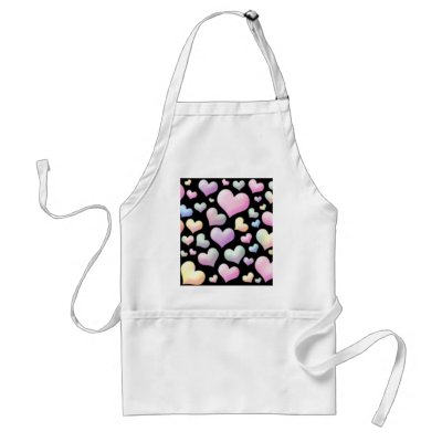 Abstract Hearts Apron by JAM_Design