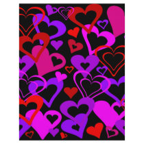 Abstract Hearts Flyer Design