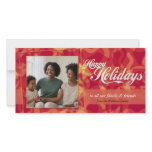 Abstract Holidays Photo Card photo cards