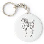 abstract horse keychains