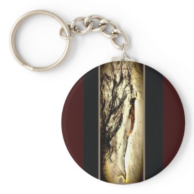 Abstract Horse Keychain by RookyStudios