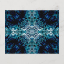Abstract in Blue and Teal. Some soft edges. Personalized Flyer