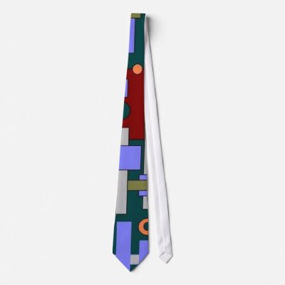abstract in blue neck wear by songseer