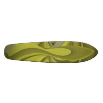 Abstract in gold personalisiertes skateboard