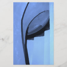 Abstract in shades on blue. flyer design