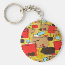abstract in the eichlerhood by sludge key chain