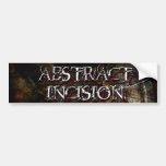 Abstract Incision Bumper Sticker