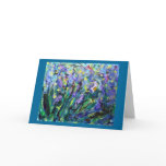 Abstract Irises Cards