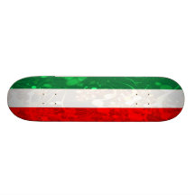 Abstract Italy flag Skate Board