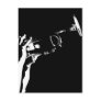 Abstract Jazz Trumpet Postcard