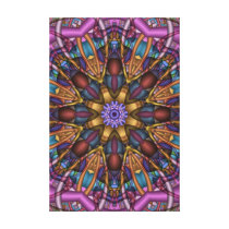 Abstract Kaleidoscope canvas Butterfly Dance Canvas Print