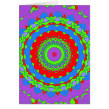 Abstract Kaleidoscopes Cards