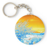 Abstract Landscape Keychains