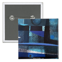 Abstract Landscape of Potosi Bolivia 21x26.9 Button
