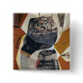 Abstract Landscape of Potosi Bolivia Button