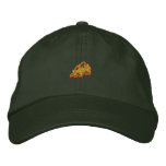 Abstract Leaf embroidered hats