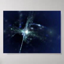 abstract lights print