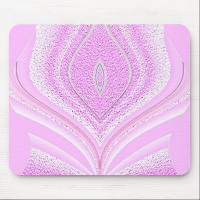 Abstract lilac flower mouse mats by Zenyaris