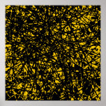 Abstract Lines - Amber